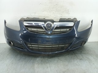 бампер передний Opel Corsa D 2010, 1.2 л., i, A 12 XER, бензин, 5МКПП, тёмно-синий, хетчбэк 5 дв., передний привод, 13211462