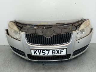 передняя часть (ноускат) Skoda Roomster 1 поколение 2007, 1.4 л., TDi PD, BNV, дизель, 5МКПП, серебристый, минивэн, передний привод