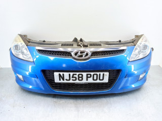 передняя часть (ноускат) Hyundai i30 1 поколение 2008, 1.6 л., CRDi, D4FB, дизель, 5МКПП, синий, хетчбэк 5 дв., передний привод, правый руль