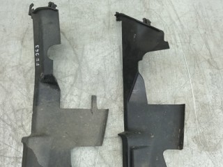 воздуховод (дефлектор) радиатора Renault Megane 3 поколение 2011, 1.9 л., DCi, F9Q 872, дизель, 6МКПП, серебристый, хетчбэк 5 дв., передний привод, правый руль, 214990005R, 214990024R