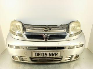передняя часть (ноускат) Opel Vivaro A 2005, 1.9 л., DCi, F9Q 760, дизель, 6МКПП, серебристый, микроавтобус, передний привод, правый руль, 93857691, 93855609