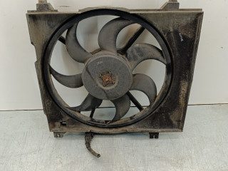 вентилятор радиатора Hyundai Santa Fe 1 поколение [рестайлинг] 2005, 2.0 л., CRDi, D4EA, дизель, 5МКПП, чёрный, внедорожник 5 дв., передний привод, правый руль