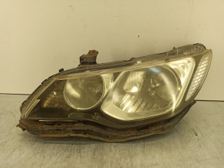 фара левая Honda Civic 8 поколение 2008, 1.3 л., i, LDA2, бензин, робот, чёрный, седан, передний привод, правый руль