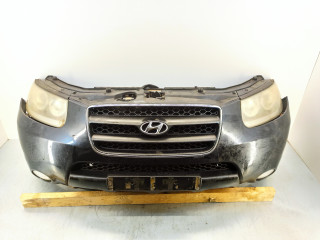 передняя часть (ноускат) Hyundai Santa Fe 2 поколение (CM) 2006, 2.2 л., CRDi, D4EB, дизель, АКПП, чёрный, внедорожник 5 дв., полный привод, правый руль