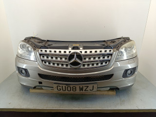 передняя часть (ноускат) Mercedes-Benz M-Класс W164 2008, 3.0 л., CDi, OM 642.940, дизель, АКПП, серебристый, внедорожник 5 дв., полный привод