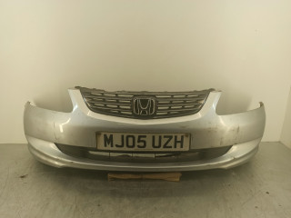 бампер передний Honda Civic 7 поколение [рестайлинг] 2005, 1.6 л., i, D16V1, бензин, 5МКПП, серебристый, хетчбэк 5 дв., передний привод, правый руль