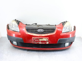 передняя часть (ноускат) Kia Rio 2 поколение 2007, 1.5 л., CRDi, дизель, 5МКПП, красный, хетчбэк 5 дв., передний привод, правый руль