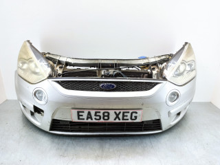 передняя часть (ноускат) Ford S-Max 1 поколение 2008, 1.8 л., TDCi, QYWA, дизель, 6МКПП, серебристый, минивэн, передний привод, правый руль
