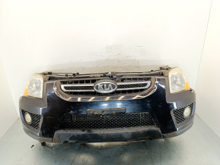 передняя часть (ноускат) Kia Sportage 2 поколение [рестайлинг] 2009, 2.0 л., CRDi, D4EA-F, дизель, 6МКПП, чёрный, внедорожник 5 дв., полный привод, 64101-0Z000, 86511-0Z500