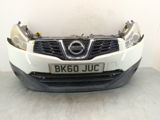 передняя часть (ноускат) Nissan Qashqai+2 J10 [рестайлинг] 2010, 1.5 л., DCi, K9K 764, дизель, 6МКПП, белый, внедорожник 5 дв., передний привод