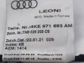 проводка двери задней Audi Q8 Sportback e-tron 1 поколение 2024, электро, АКПП, внедорожник 5 дв., 4KE971693AM - фото №2