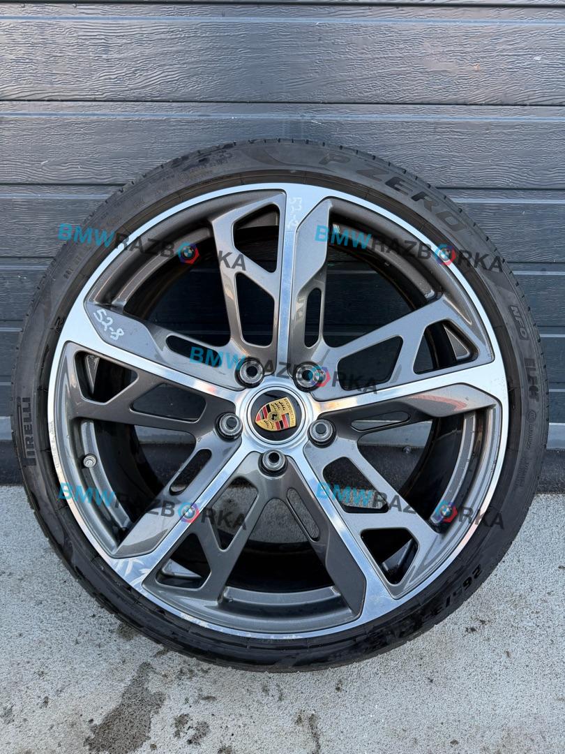 диск литой Porsche Taycan 1 поколение 2022, электро, универсал, полный привод, правый руль - фото №1