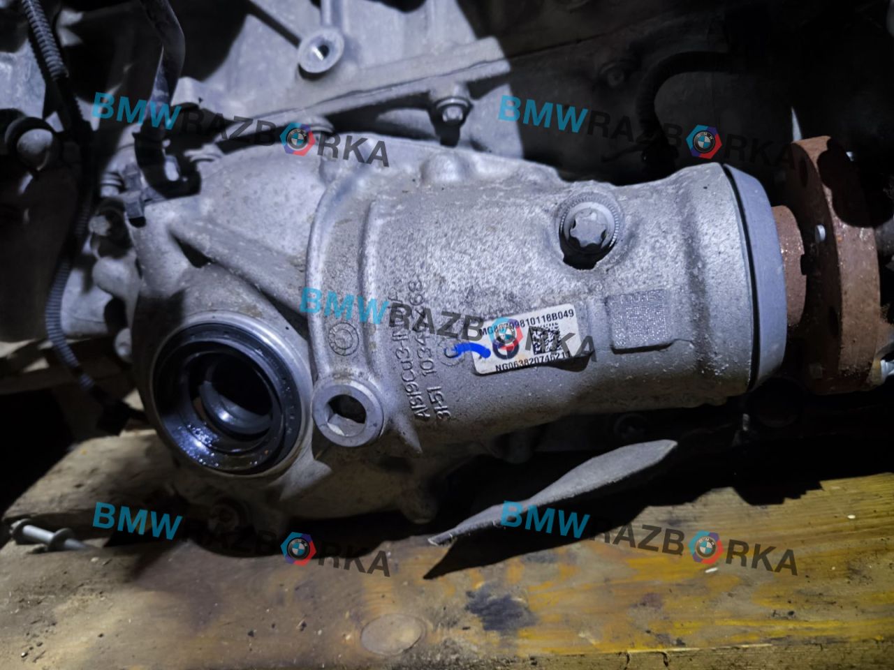 редуктор переднего моста BMW X3 G01 2018, 3.0 л., i, B58 B30 A, бензин, АКПП, c1m, внедорожник 5 дв., полный привод, правый руль, 3.38, 8679981, 31508679981 - фото №1