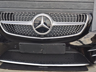 бампер передний Mercedes-Benz V-Класс W447 [рестайлинг] W447 2024, 2.0 л., OM 654.920, дизель, АКПП, черный обсидиан металлик mb 9197, микроавтобус, задний привод