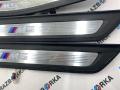 комплект накладок на пороги (внутренние) BMW M5 F90 2019, 4.4 л., S63 B44 B, бензин, АКПП, седан, полный привод, 8061072, 8061071, 8061069 - фото №3