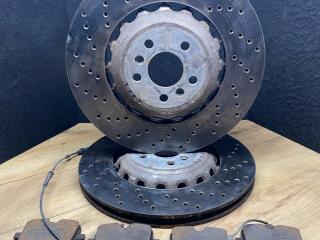 диски тормозные задние BMW M5 F90 2019, 4.4 л., S63 B44 B, бензин, АКПП, седан, полный привод, 7991103, 7991104