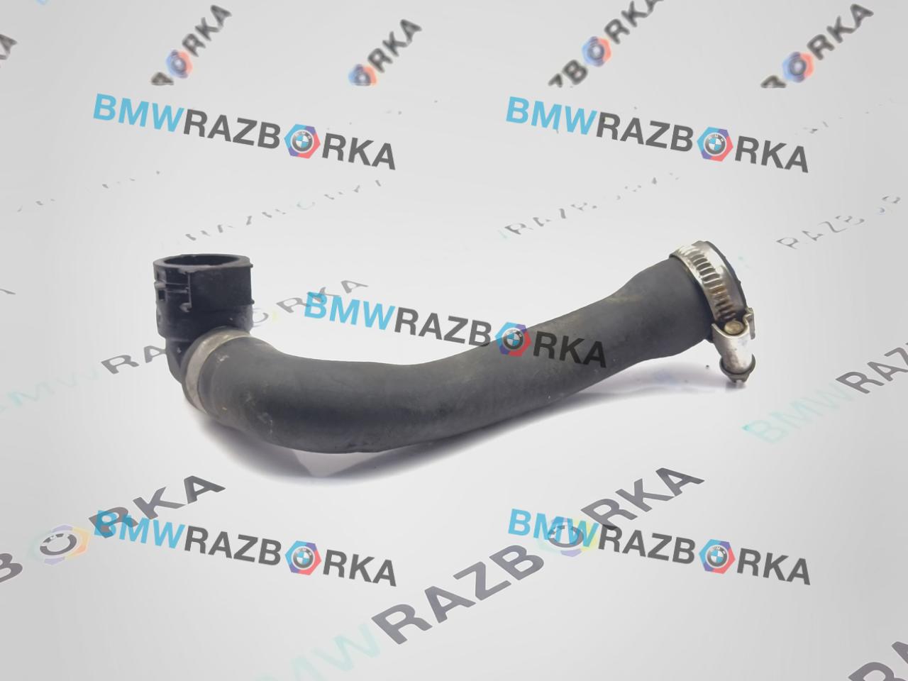 патрубок радиатора BMW X6 F16 2015, 3.0 л., N57 D30 C, дизель, АКПП, a96, внедорожник 5 дв., полный привод, 7576279, 17127576279 - фото №1