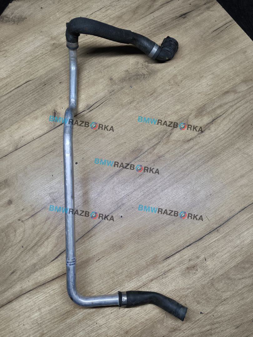 патрубок радиатора BMW X5 F15 (2013 - 2018), 4.0 л., гибрид, АКПП, a52, внедорожник 5 дв., полный привод, правый руль, 17127644101, 7644101 - фото №1