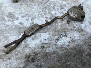 глушитель BMW 5 серия E60/E61 [рестайлинг] E60 2007, 3.0 л., N53 B30 A, бензин, АКПП, седан, 7521702