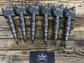 форсунка BMW 5 серия E60/E61 [рестайлинг] E60 2007, 3.0 л., N53 B30 A, бензин, АКПП, седан, 13537589048, 7589048, 13537565137, 7565137, 13537584681, 7584681, 13537625713, 7625713, 13534548853, 4548853