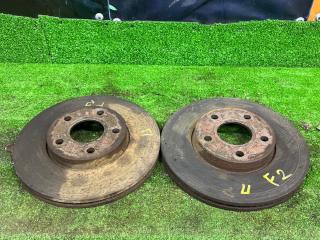 диски тормозные (комплект) Ford Focus 2 поколение BK 2006, 1.4 л., ASDB, бензин, желтый, купе, передний привод