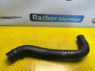 патрубок радиатора Hyundai Getz 1 поколение 2005, 1.3 л., G4EA, бензин, МКПП, красный, передний привод