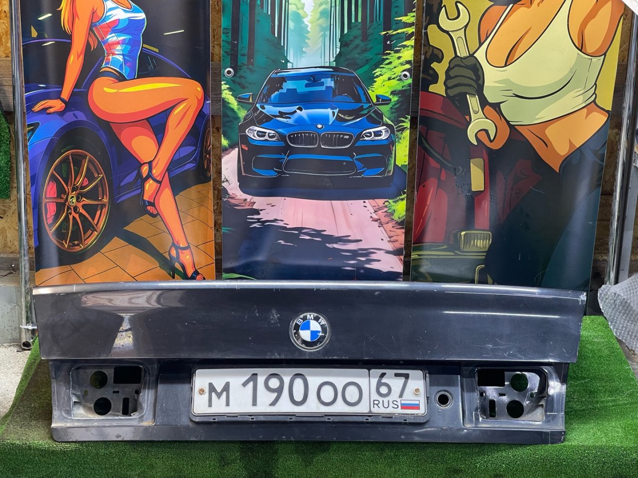 крышка багажника (дверь 3-5) BMW 5 серия E34 1991, 2.0 л., M50 B20, бензин, МКПП, седан, задний привод - фото №1