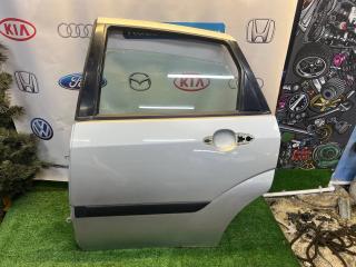 дверь задняя левая Ford Focus 1 поколение [рестайлинг] 2003, 1.6 л., FYDA, бензин, МКПП, серебристый, седан