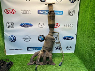 коллектор выпускной Ford Focus 2 поколение BK 2006, 1.4 л., ASDB, бензин, желтый, купе, передний привод