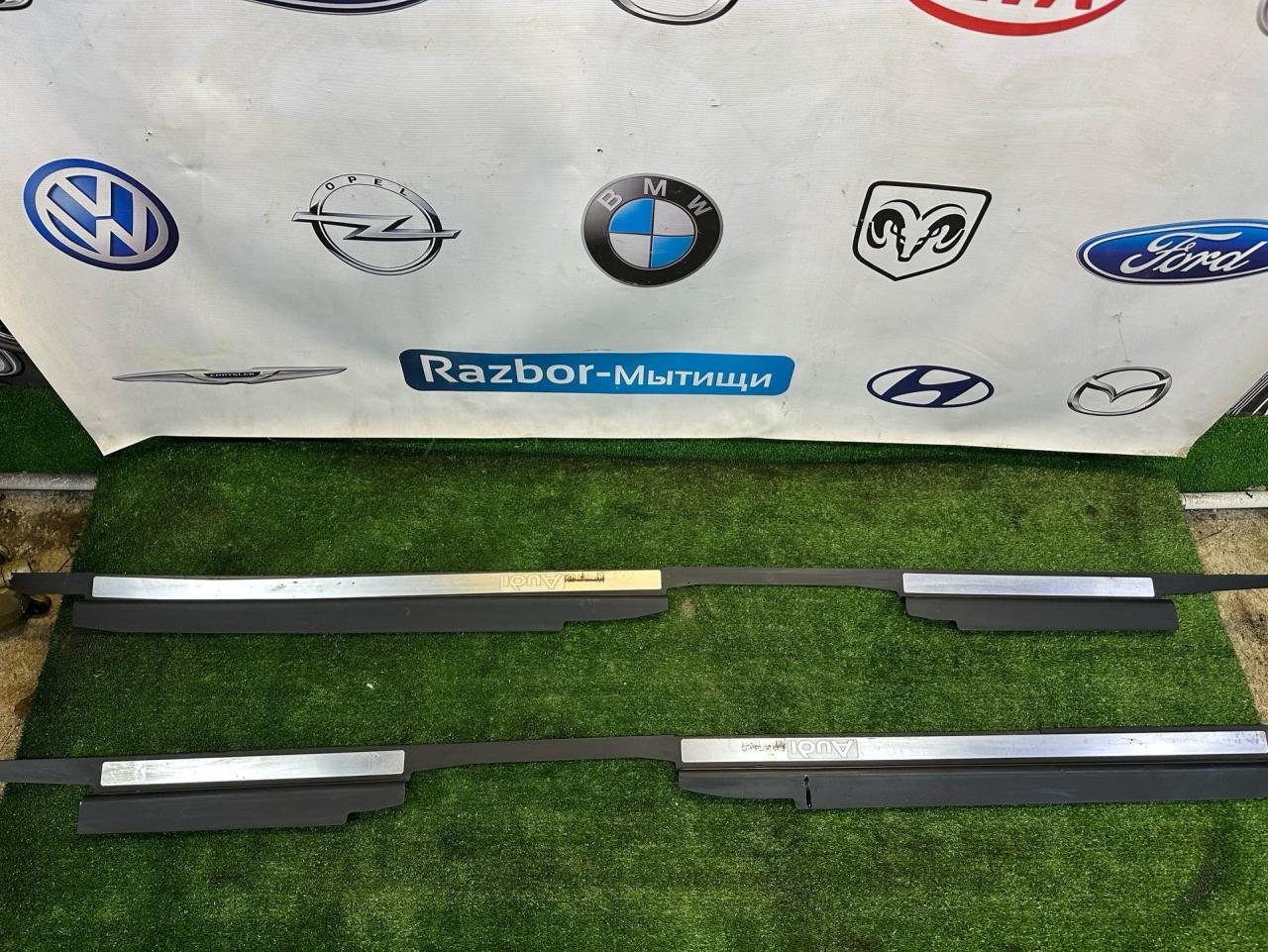 комплект накладок на пороги (внутренние) Audi A6 4B/C5 1999, 2.4 л., ALF, бензин, АКПП, седан - фото №1