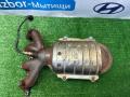 коллектор выпускной Hyundai Getz 1 поколение 2005, 1.3 л., G4EA, бензин, МКПП, красный, передний привод - фото №8