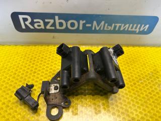 катушка зажигания Hyundai Getz 1 поколение 2005, 1.3 л., G4EA, бензин, МКПП, красный, передний привод