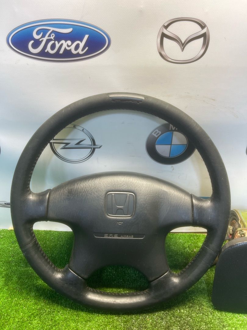 подушка безопасности водителя Honda Odyssey 1 поколение RA4 1999, 2.3 л., F23A, бензин, АКПП, синий, полный привод, правый руль - фото №1