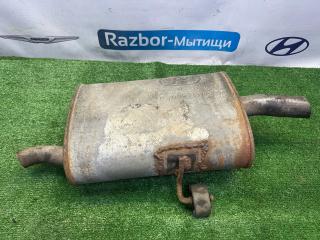 банка глушителя задняя Peugeot 406 1 поколение [рестайлинг] 2002, 2.0 л., RFR (DEW10J4), бензин, седан