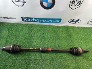 полуось передняя правая (приводной вал, ШРУС) Hyundai Getz 1 поколение 2005, 1.3 л., G4EA, бензин, МКПП, красный, передний привод
