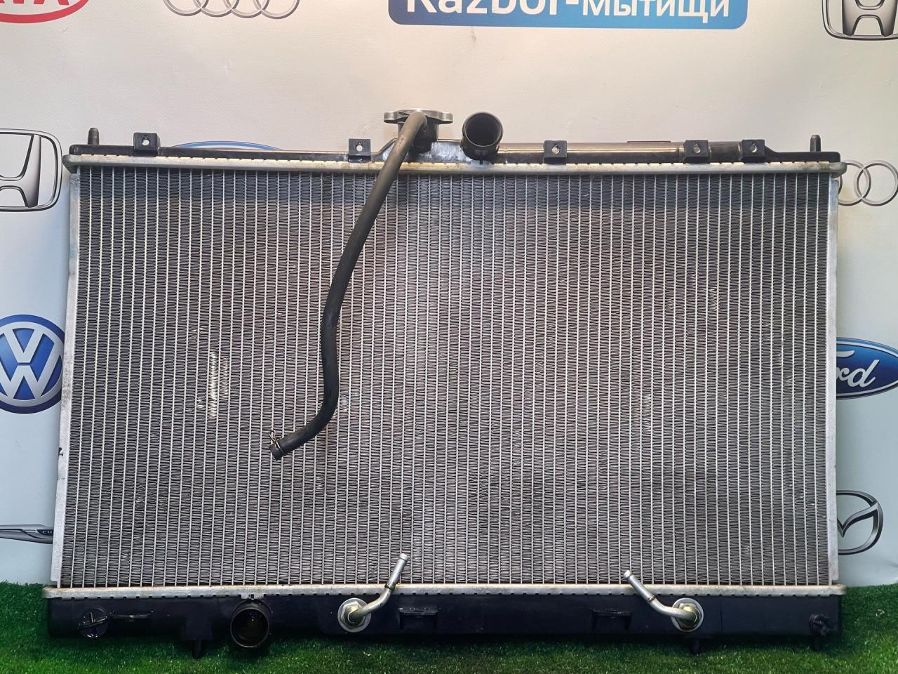 радиатор (основной) Mitsubishi Lancer 9 поколение 2004, 1.6 л., 4G18, бензин, АКПП, пурпурный, седан, передний привод, 14082024 - фото №1