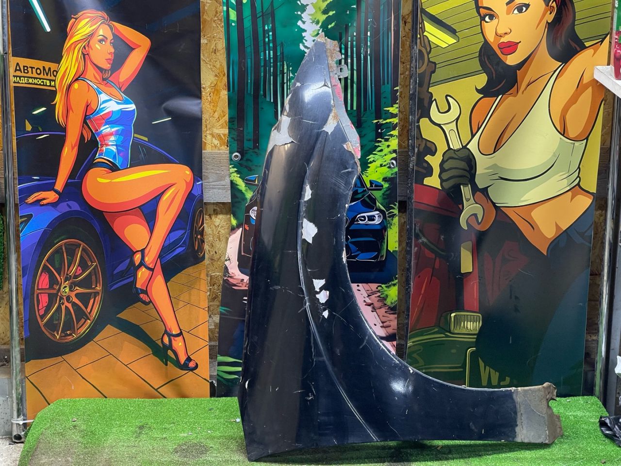 крыло переднее правое Ford Focus 1 поколение CAK 2000, 2.0 л., EDBB, бензин, АКПП, черный, седан, передний привод - фото №1