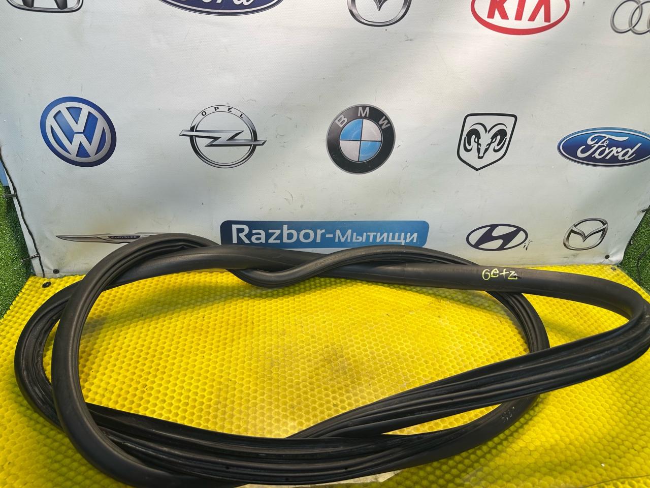 уплотнитель двери Hyundai Getz 1 поколение 2005, 1.3 л., G4EA, бензин, МКПП, красный, передний привод - фото №1