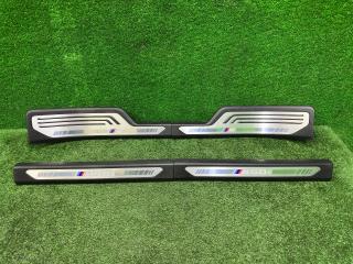 комплект накладок на пороги (внутренние) BMW X7 G07 2021, 4.4 л., N63B44D, бензин, 416 carbon-schwarz, внедорожник 5 дв., полный привод, 7434240, 7434239, 7487742, 7487741, 51437487742, 51437487741, 7434240, 7434239