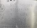 планка под капот BMW X7 G07 2021, 4.4 л., N63B44D, бензин, 416 carbon-schwarz, внедорожник 5 дв., полный привод, 7434881, 51717434881 - фото №3