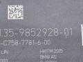 блок управления крышкой багажника BMW X7 G07 2021, 4.4 л., N63B44D, бензин, 416 carbon-schwarz, внедорожник 5 дв., полный привод, 9852928, 61359852928 - фото №4