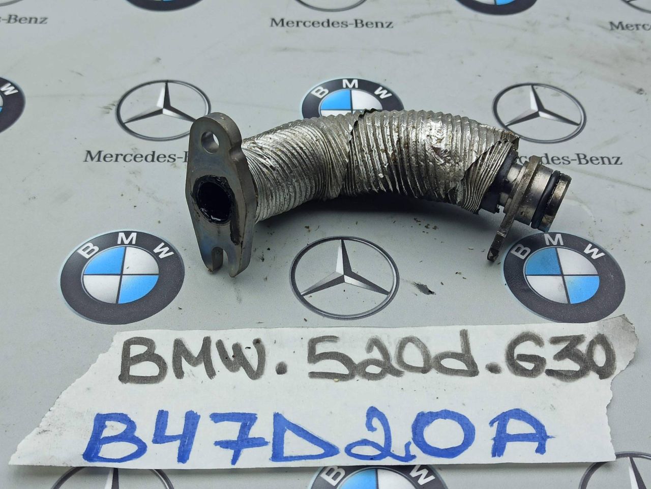 масляная трубка турбины BMW 5 серия G30/G31 2017, 2.0 л., B47 D20 A, дизель, 8513617 - фото №1