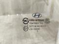 стекло двери задней левой Hyundai Santa Fe 2 поколение (CM) 2005, 2.2 л., дизель, АКПП, внедорожник 5 дв. - фото №2