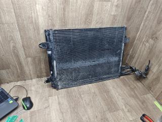 радиатор кондиционера Volkswagen Touran 1 поколение 2004, 2.0 л., BMM, дизель, МКПП, минивэн, 1T0298403, 1T0820411E