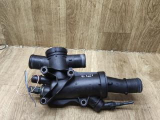 фланец (тройник) системы охлаждения Peugeot 407 1 поколение 2008, 2.0 л., дизель, МКПП, универсал, 9656182980