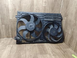 вентилятор радиатора Volkswagen Touran 1 поколение 2004, 2.0 л., BMM, дизель, МКПП, минивэн, 1K0121207G, 1K0121205B