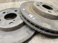 диск тормозной передний Toyota Carina E 1 поколение T190 1995, 1.8 л., 7A-FE, бензин, МКПП, седан - фото №3