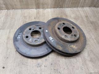 диск тормозной передний Toyota Carina E 1 поколение T190 1995, 1.8 л., 7A-FE, бензин, МКПП, седан