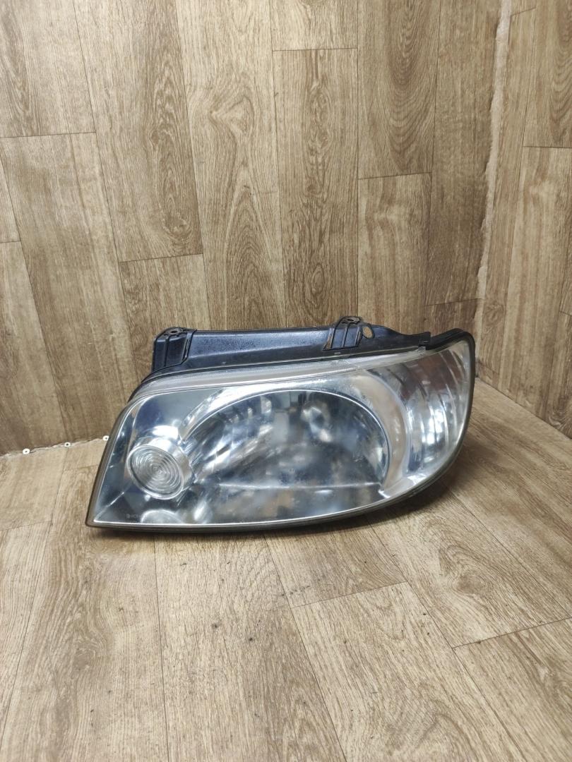 фара левая Hyundai Matrix 1 поколение 2002, 1.8 л., G4GB-G, бензин, МКПП, минивэн - фото №1