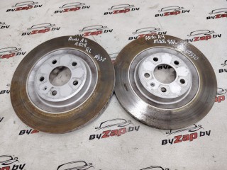 диск тормозной задний Audi A4 B9 2019, 2.0 л., бензин, АКПП, серый, седан, полный привод